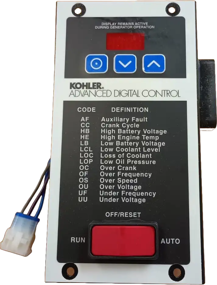 Reparo painel controladora de gerador Kohler 21000